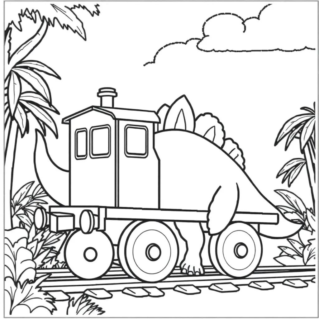 Dinosaur Train Coloring Book Pages