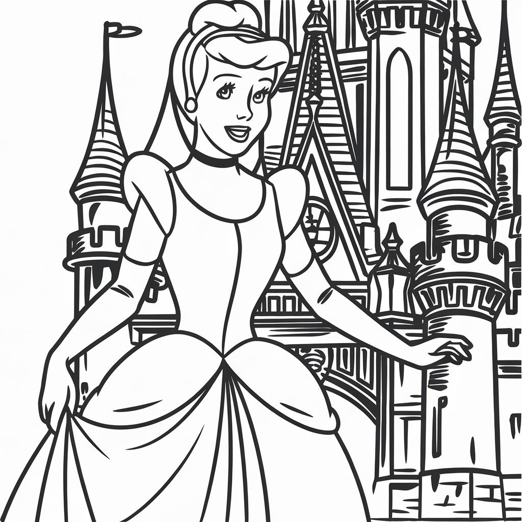 Disney Cinderella Coloring Pages