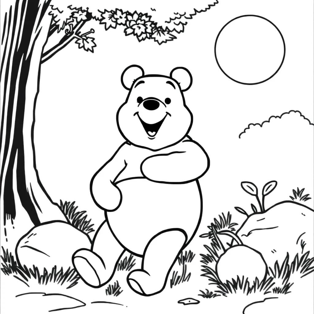 Disney Winnie The Pooh Coloring Pages