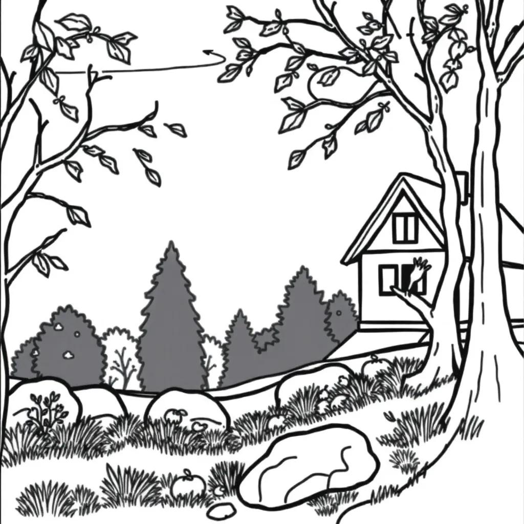 Disney Autumn Coloring Pages
