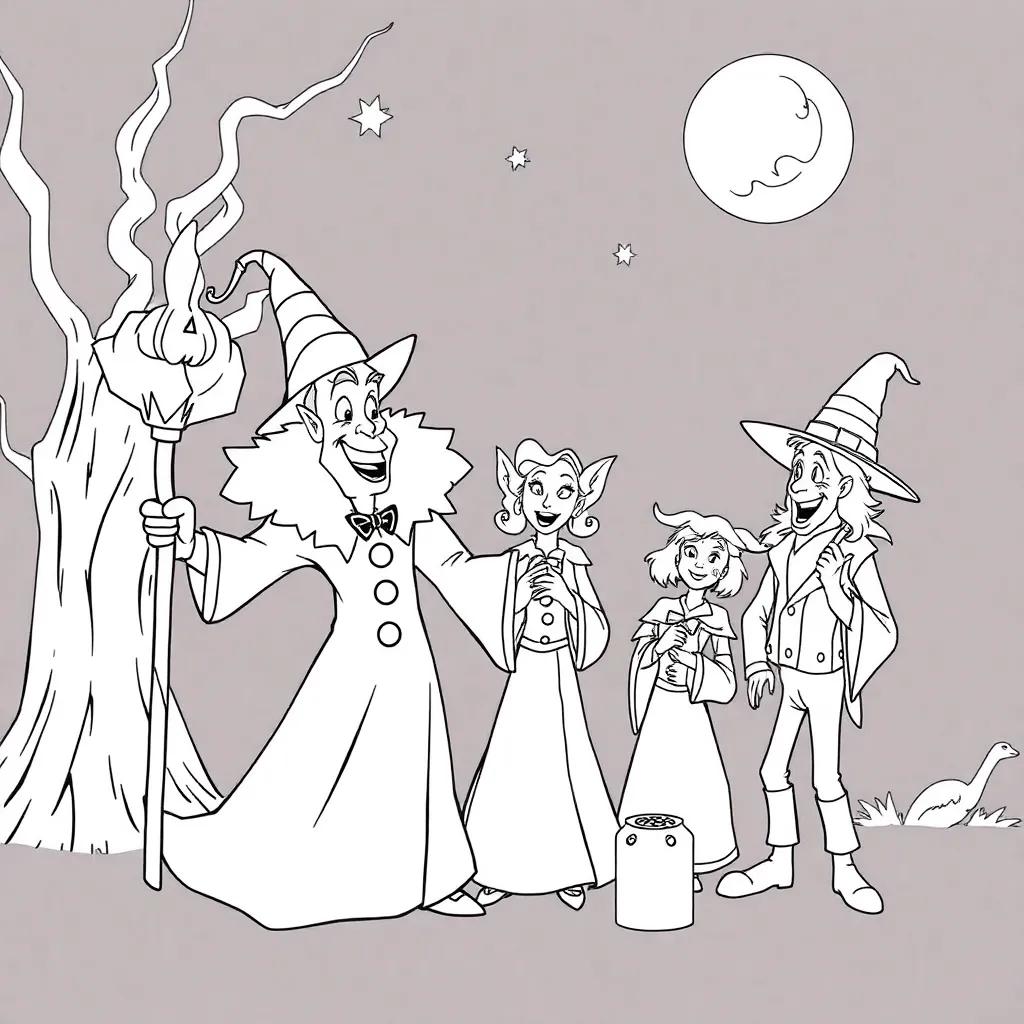 Disney Hocus Pocus Coloring Pages