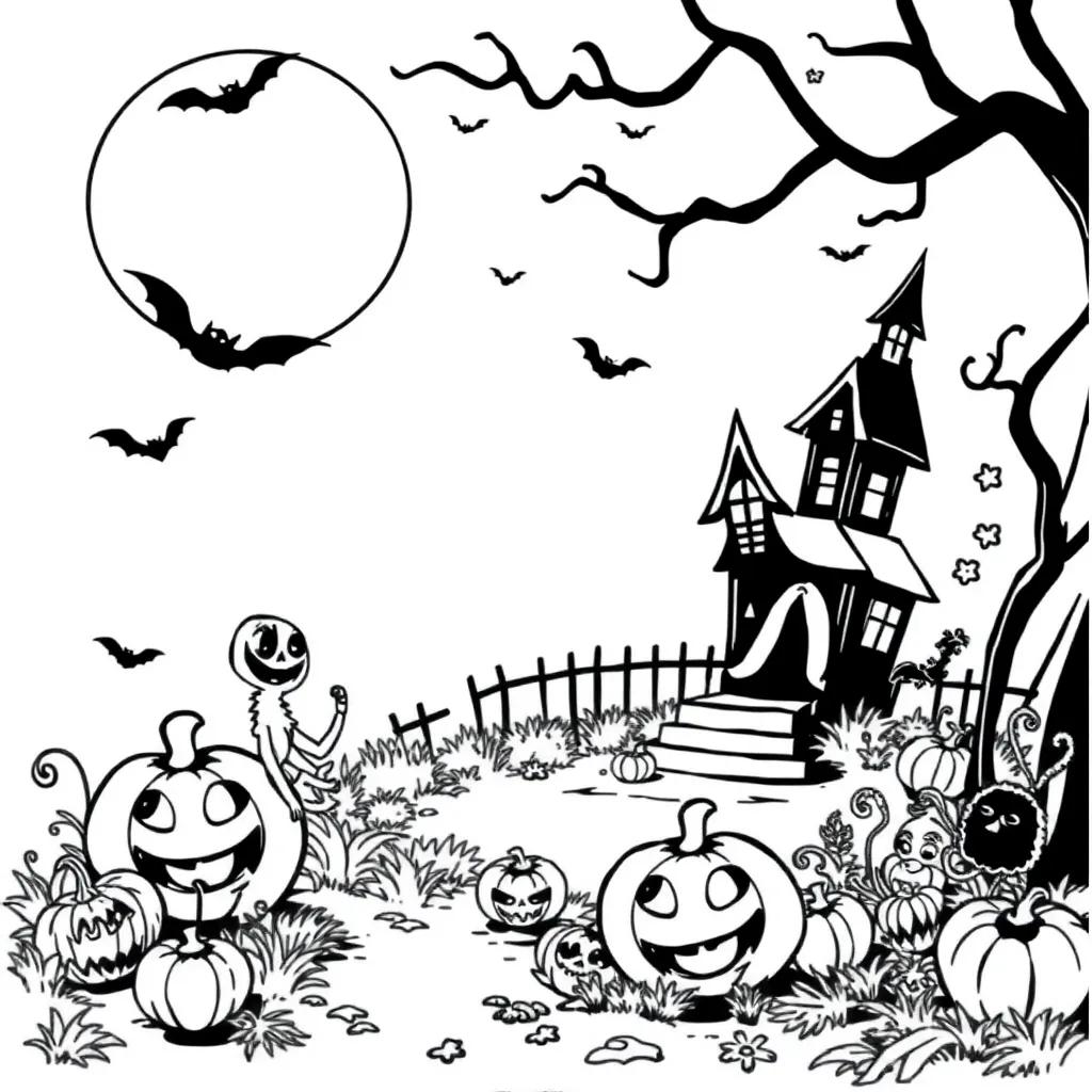 Disney Halloween Printable Coloring Pages