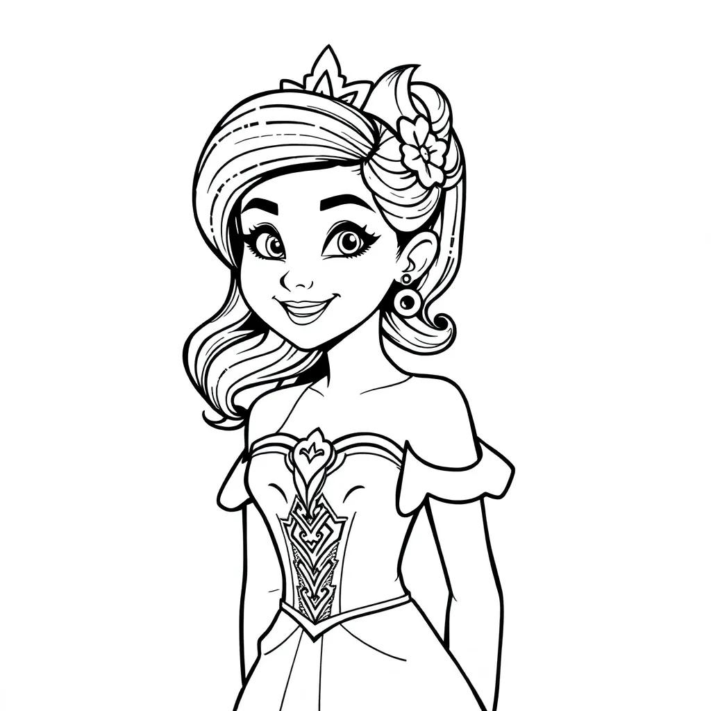 Disney Descendants Evie Coloring Pages
