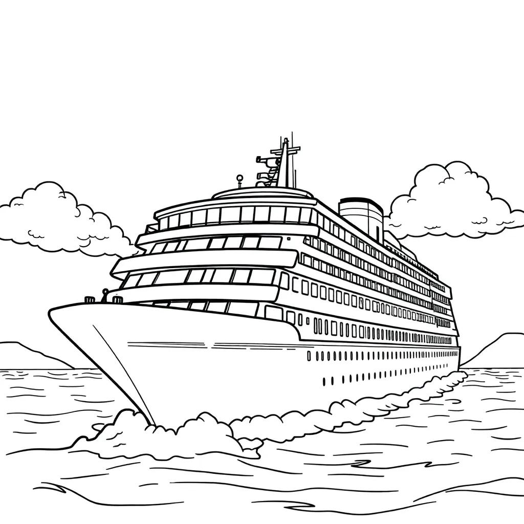 Disney Cruise Line Coloring Pages