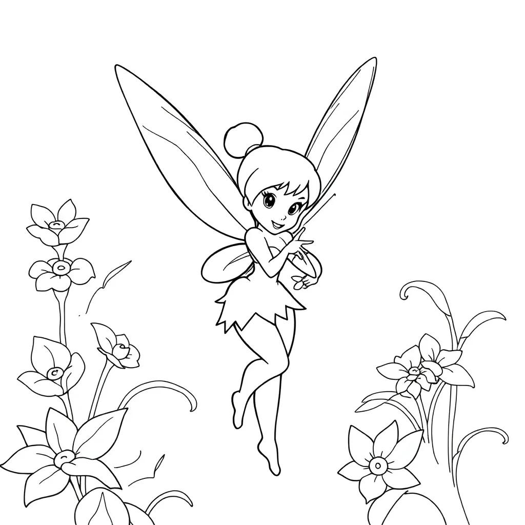 Disney Tinkerbell Coloring Pages