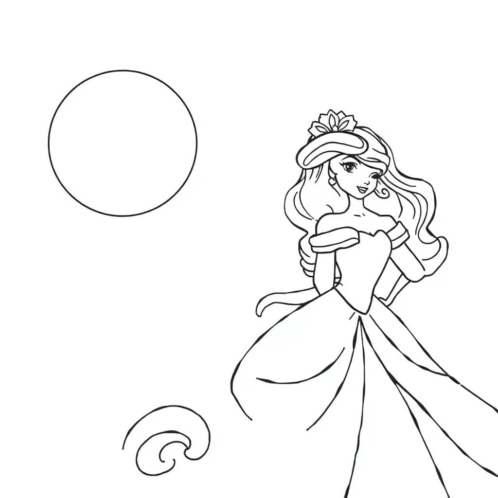 Disney Princesses Coloring Pages Free