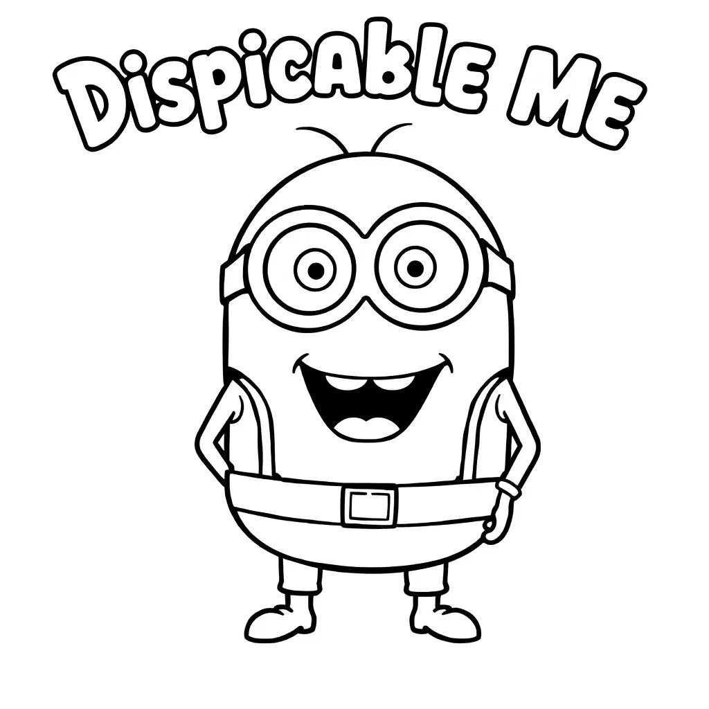 Dispicable Me Coloring Page