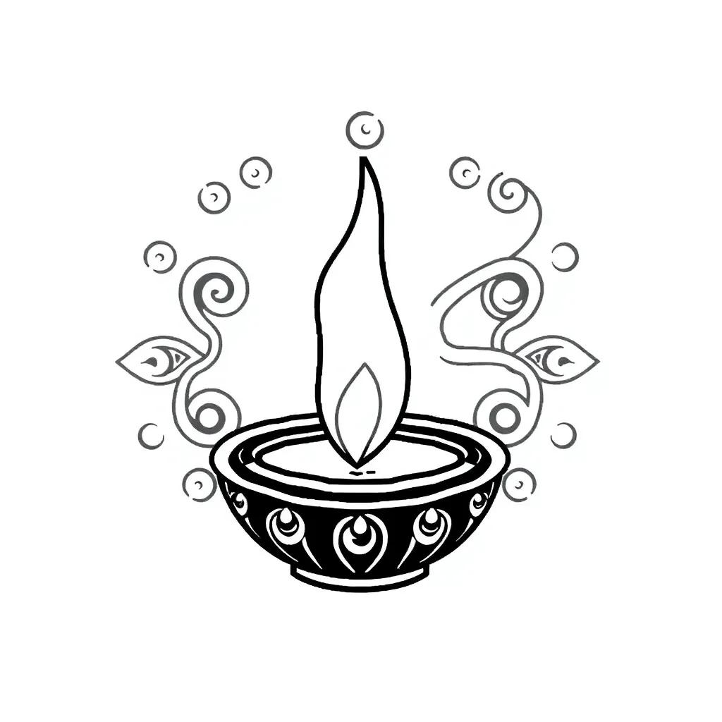 Diwali Coloring Pages Printable