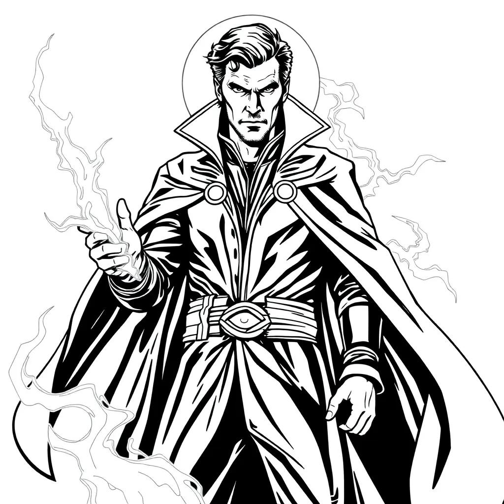 Doctor Strange Coloring Pages