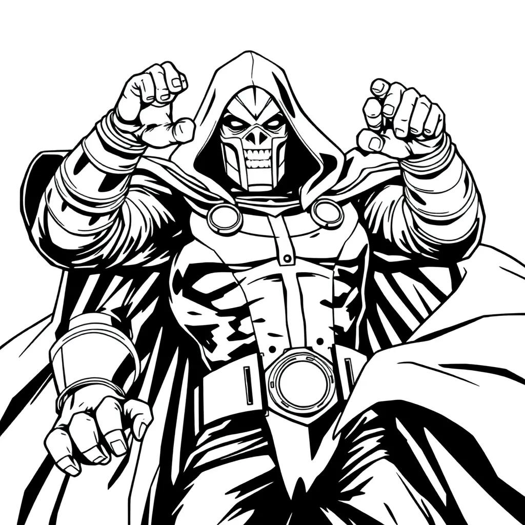 Doctor Doom Coloring Pages