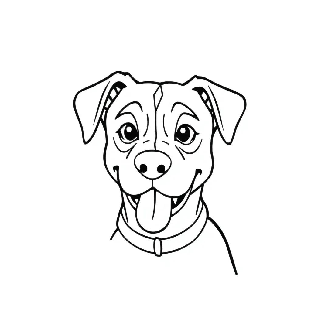 Dog Man Coloring Pages Printable