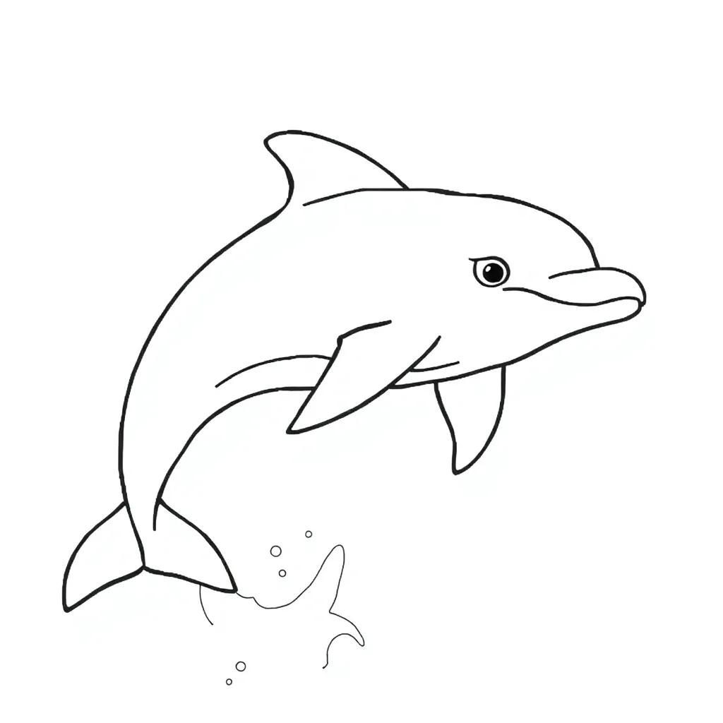 Dolphin Coloring Pages Free Dolphin Coloring Pages Free