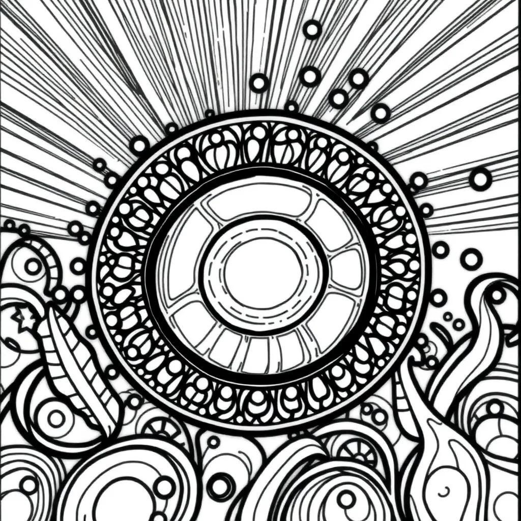 Doodle Art Coloring Pages