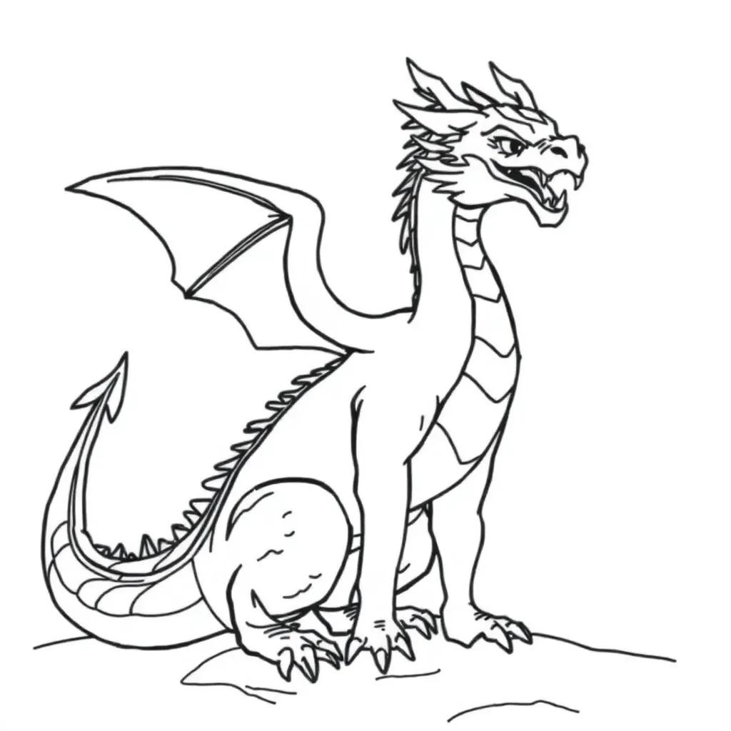 Dragon Prince Coloring Pages