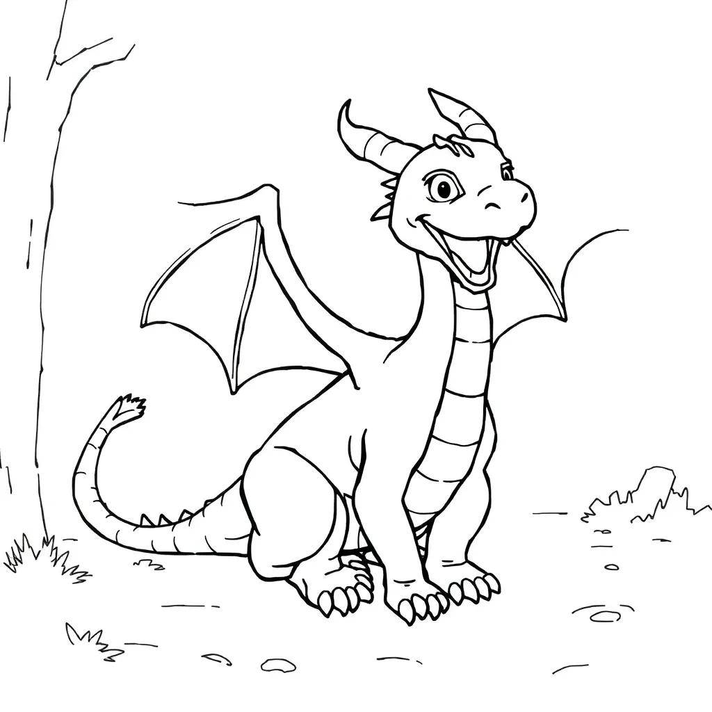 Dragon Tales Coloring Pages