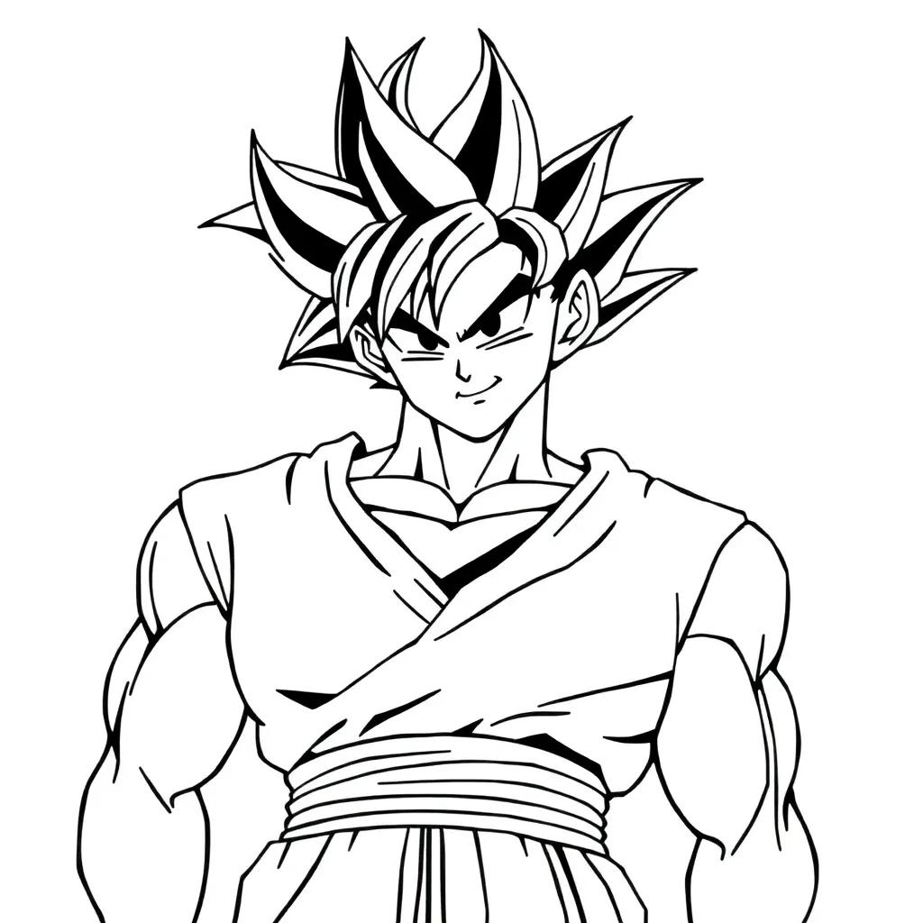Dragonball Z Coloring Page