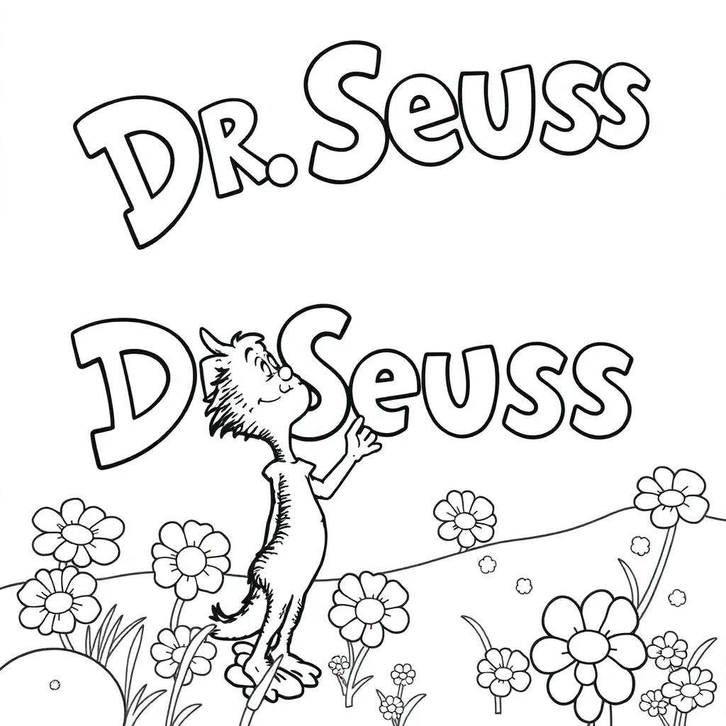 Dr.Seuss Coloring Pages