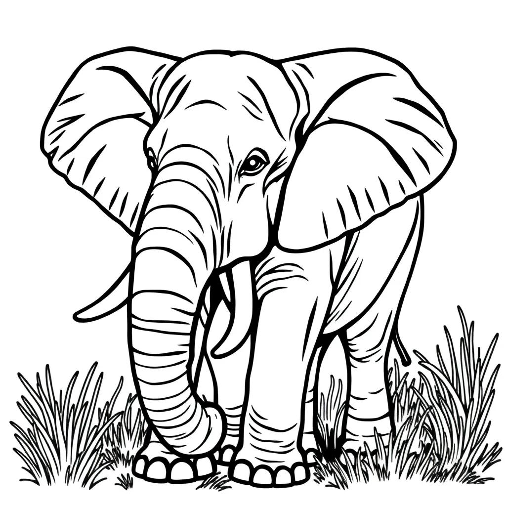 Drunk Elephant Coloring Pages