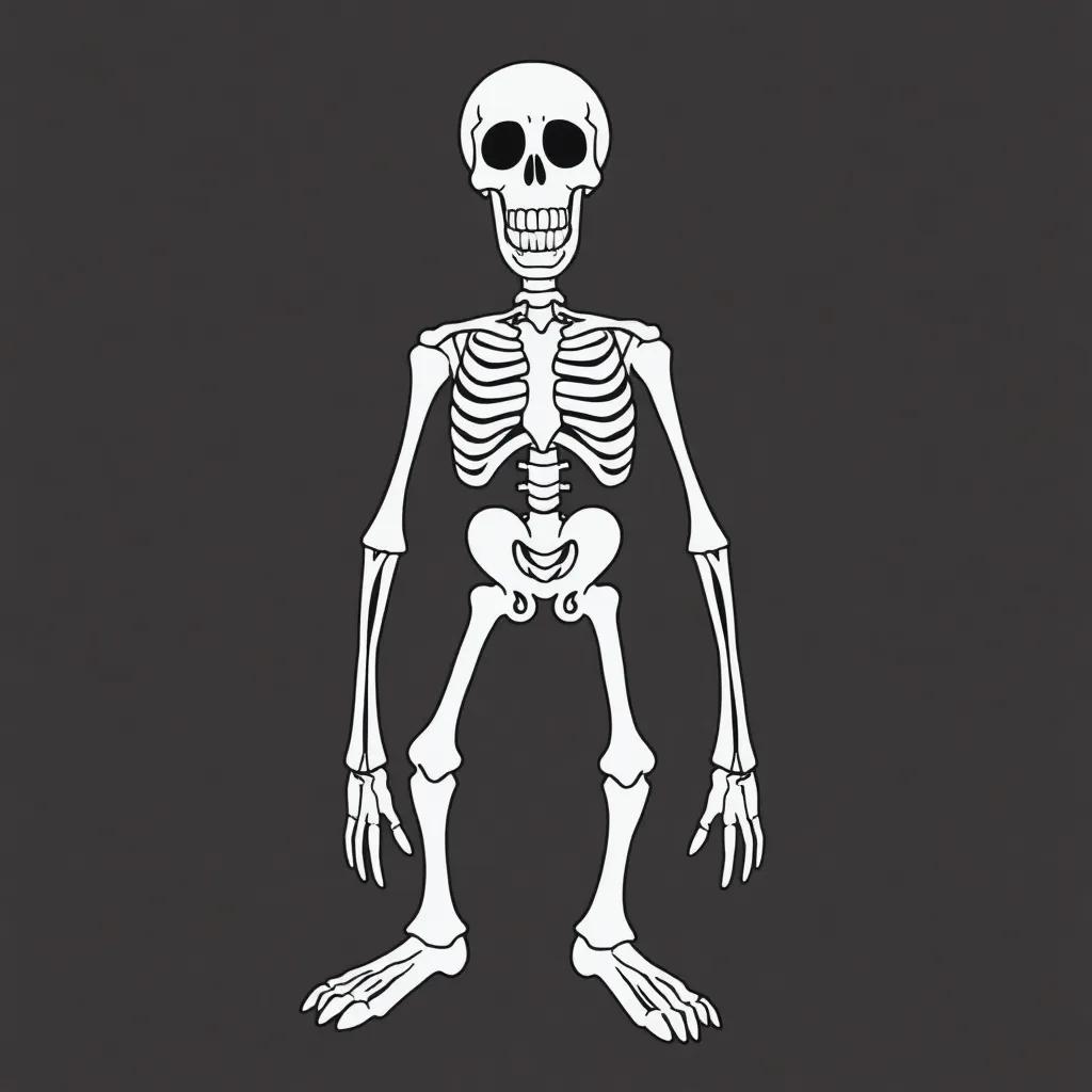 Dry Bones Coloring Page