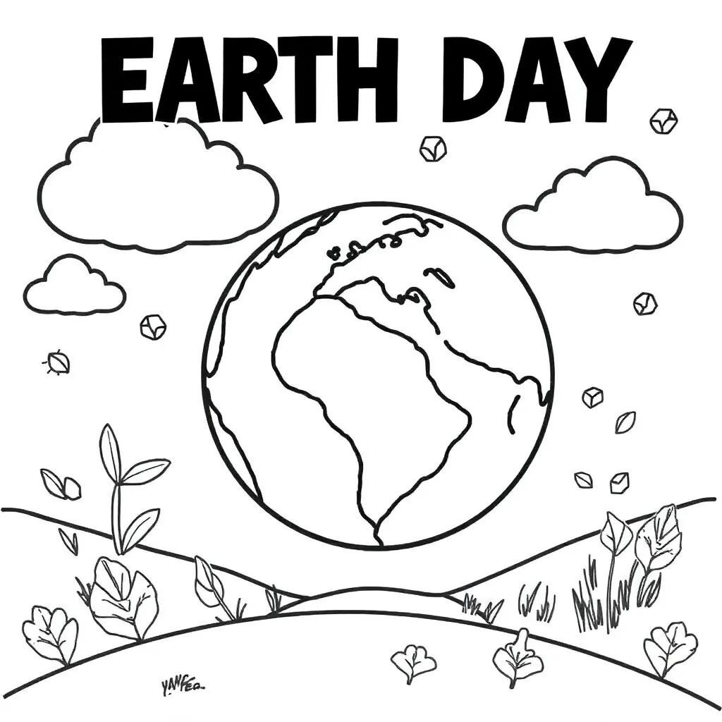 Earth Day Printable Coloring Pages