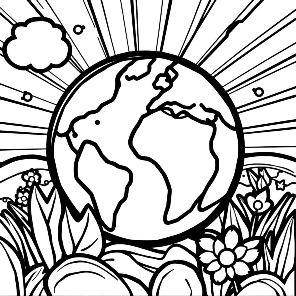 Earth Day Coloring Pages For Preschoolers