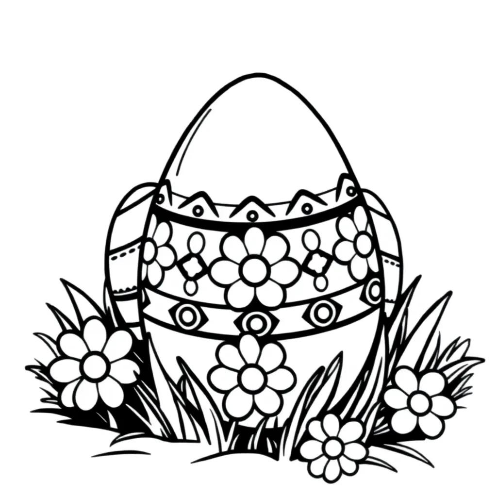 Easter Eggs Coloring Pages Free