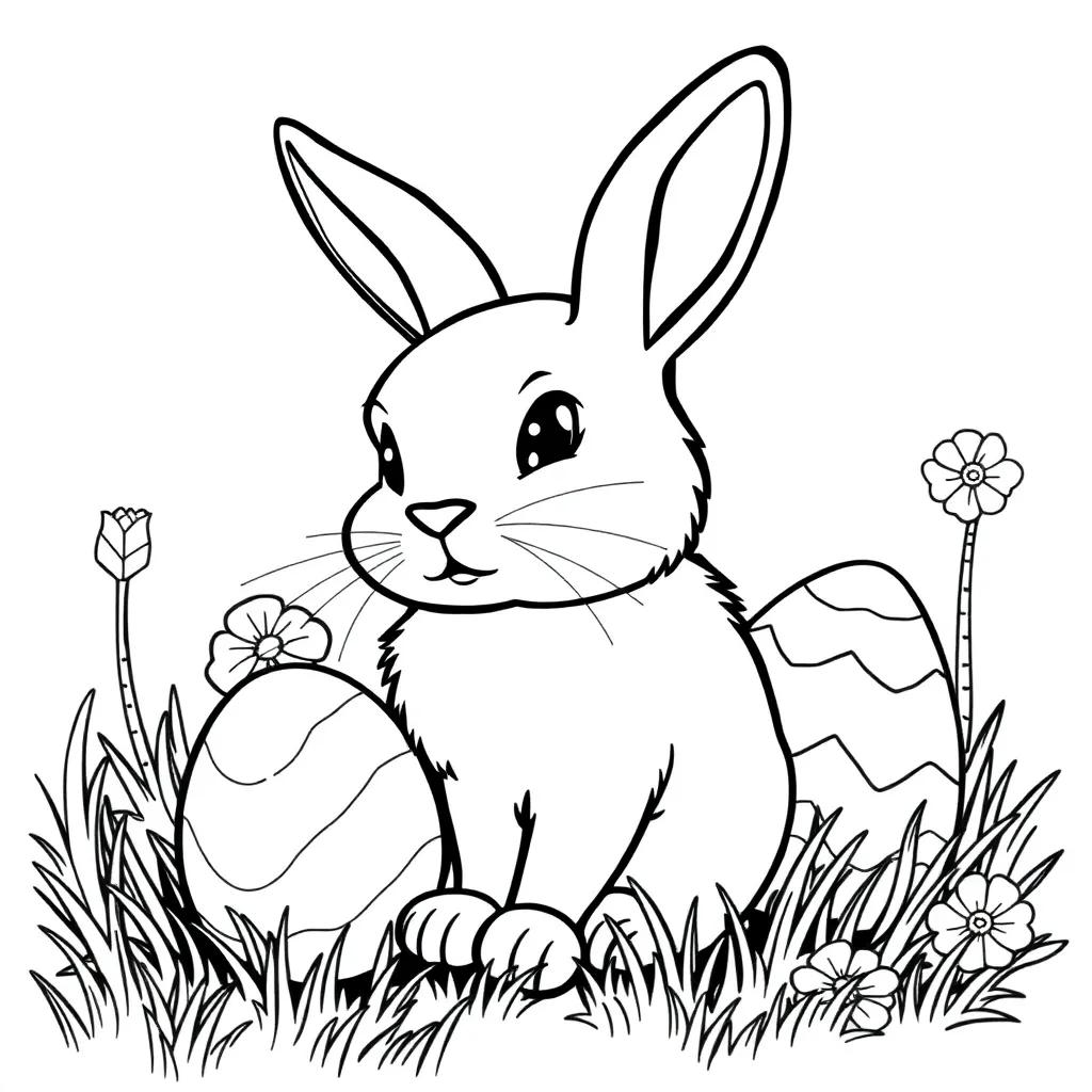 Easter Coloring Pages Bunny
