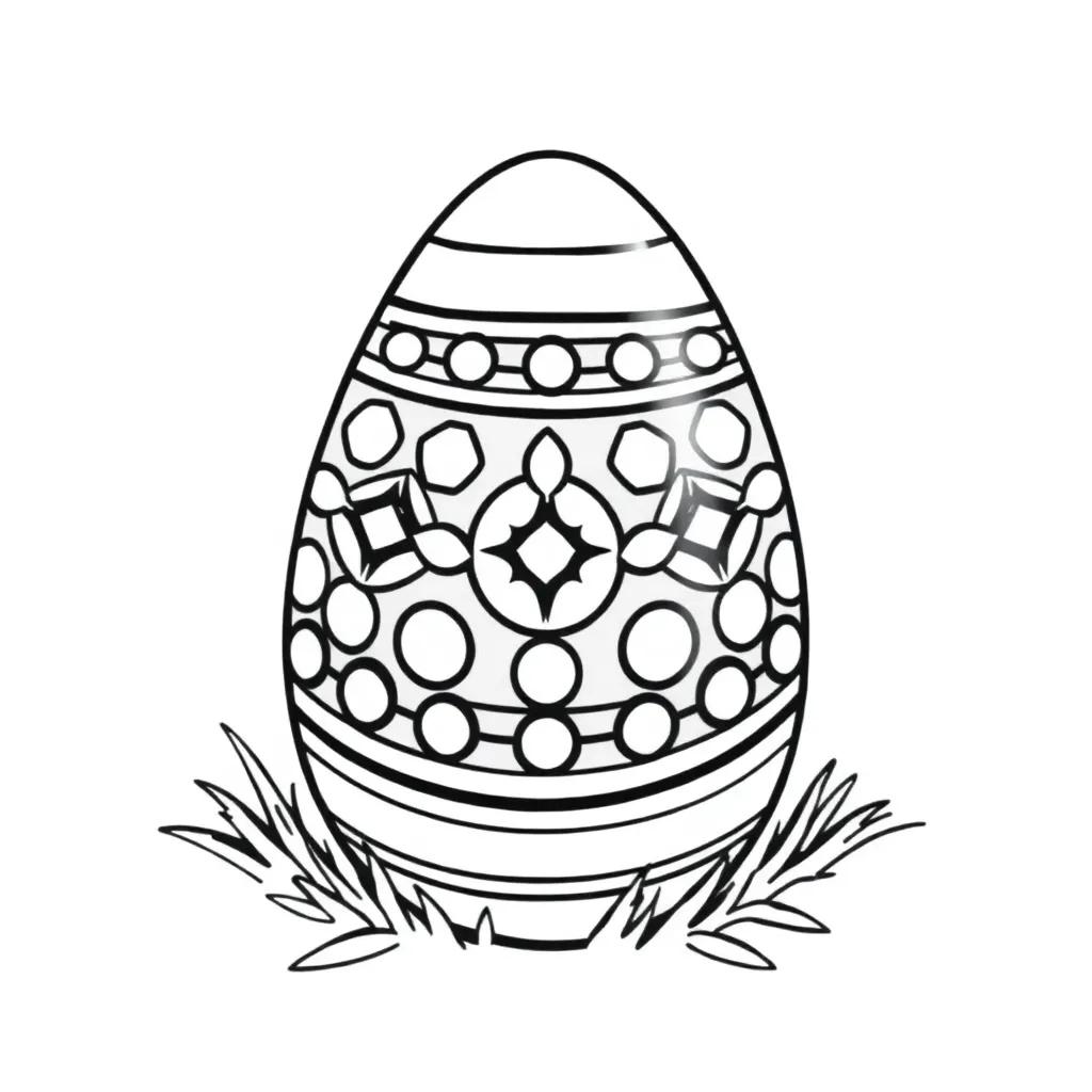 Easter Egg Coloring Page Printable