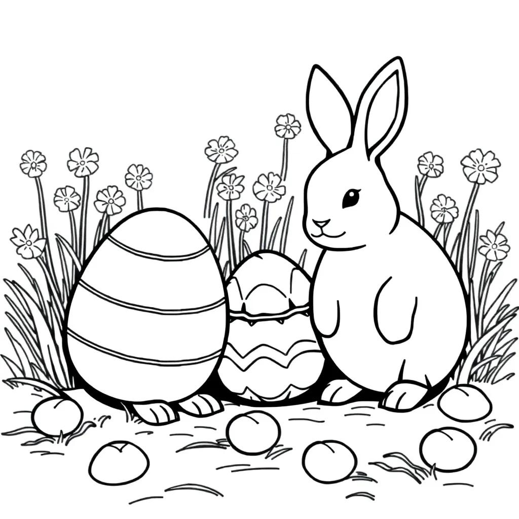 Easter Pictures Coloring Pages