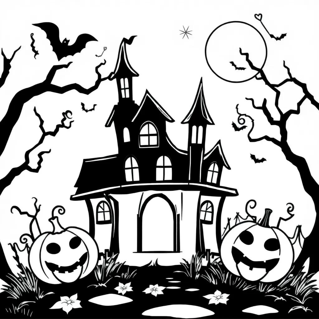 Easy Disney Halloween Coloring Pages