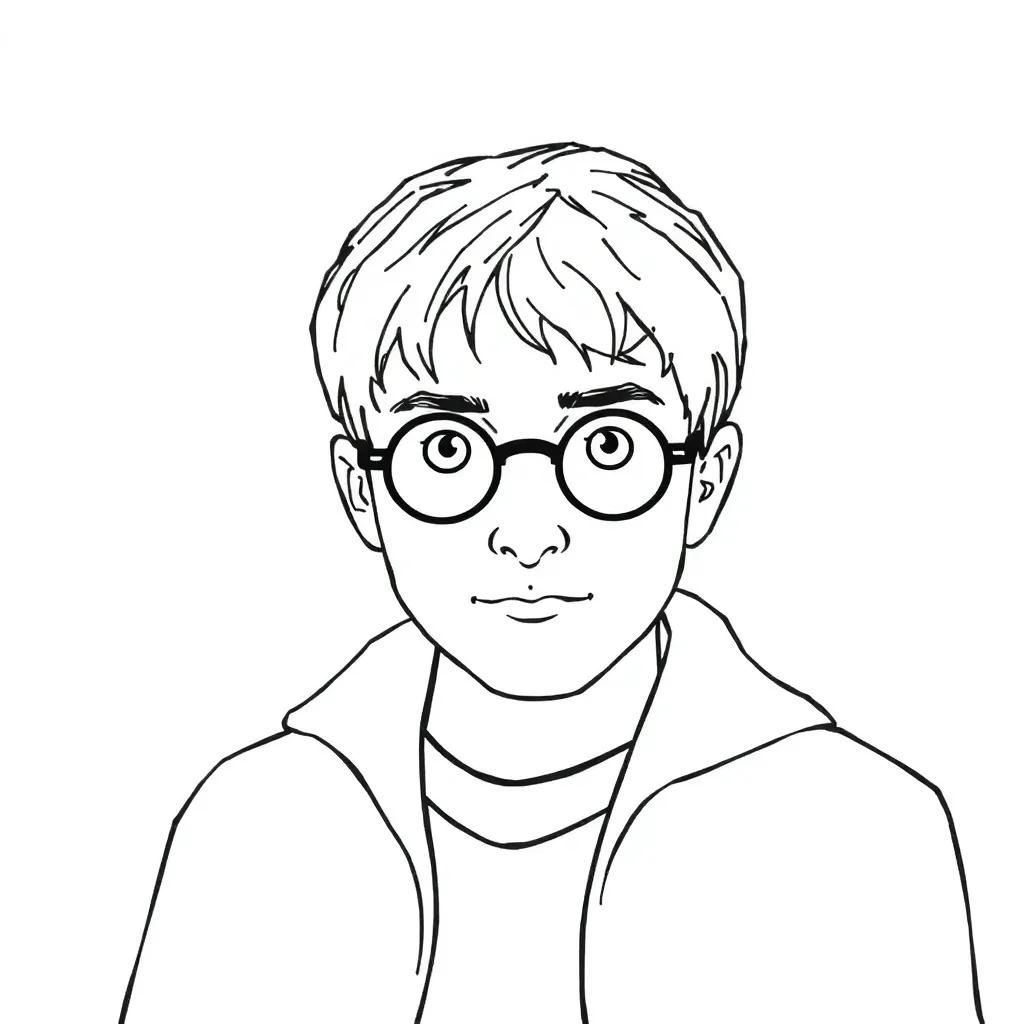 Easy Harry Potter Coloring Pages