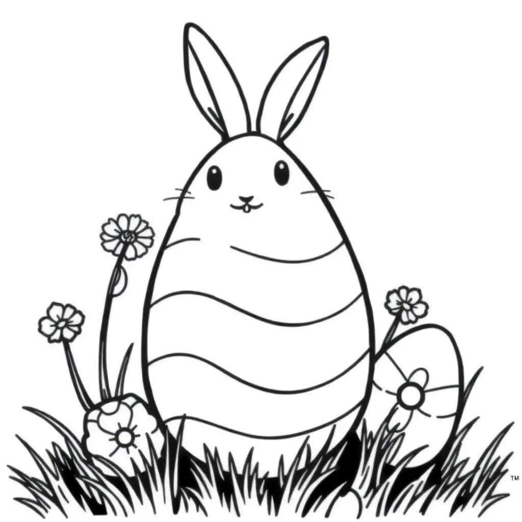 Easy Easter Coloring Pages Printable