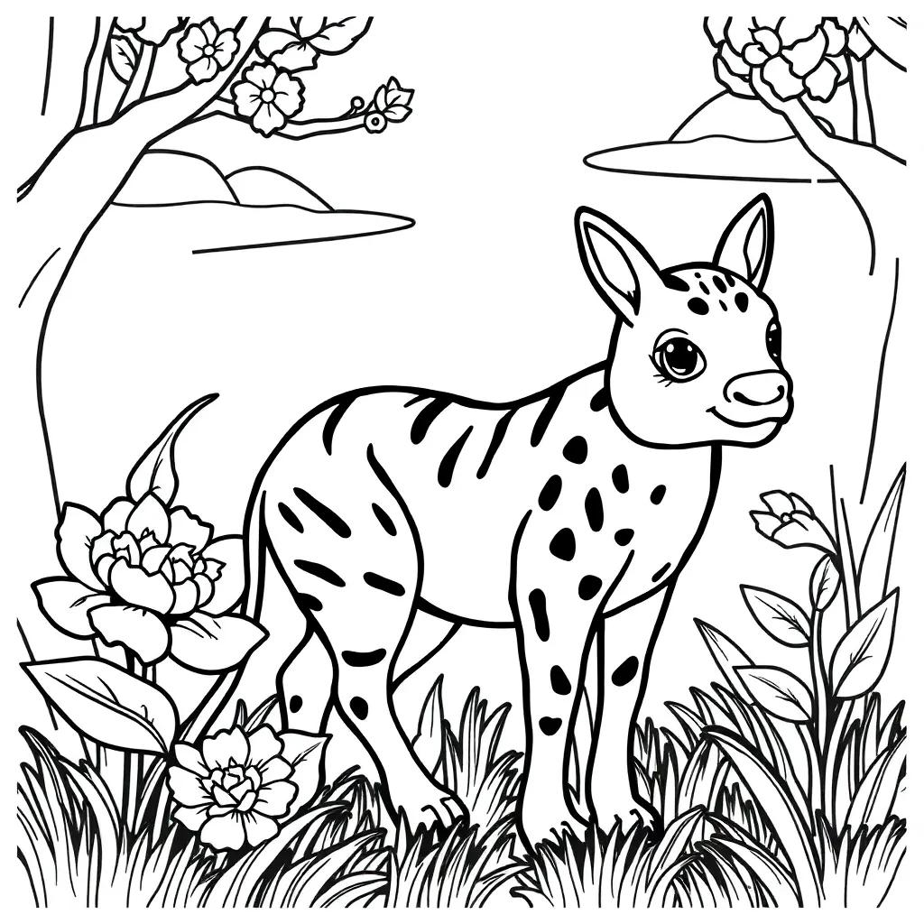 Easy Printable Animal Coloring Pages