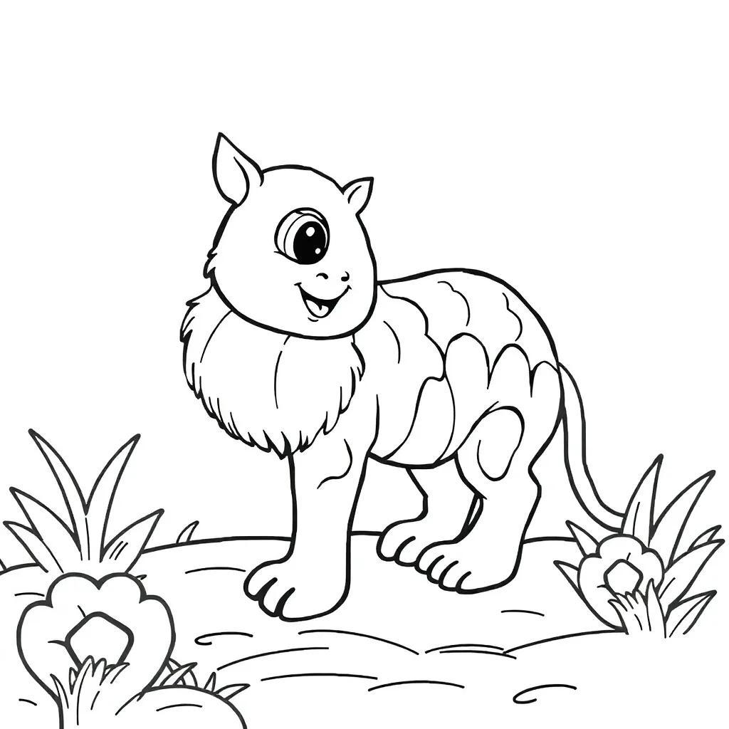 Easy Kids Coloring Pages