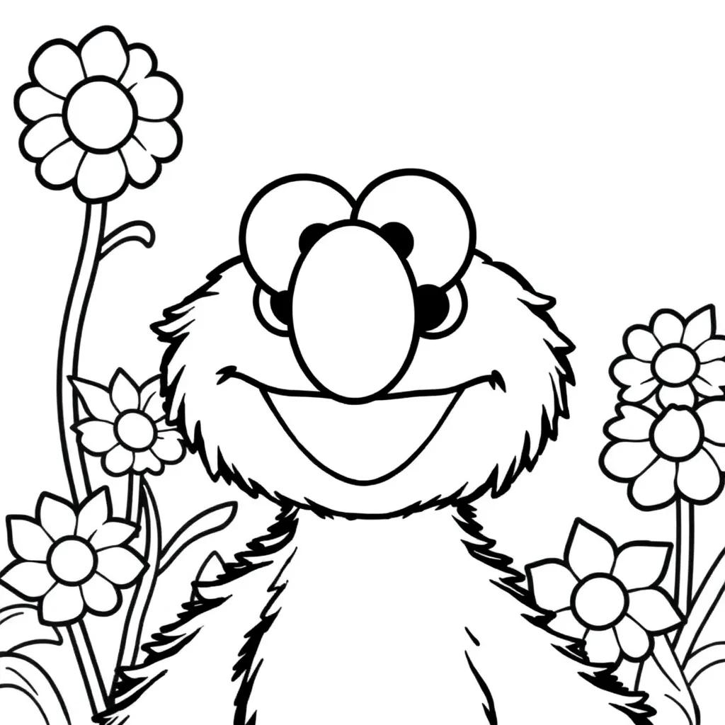 Elmo Coloring Pages To Print