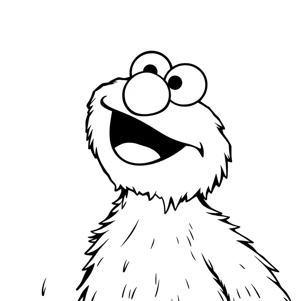 Elmo Sesame Street Coloring Pages