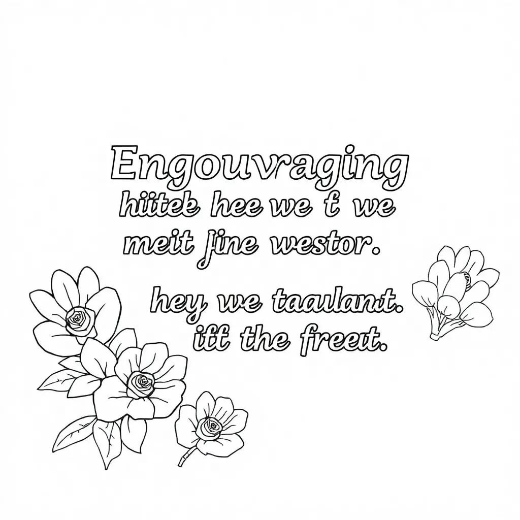 Encouraging Bible Verse Coloring Pages
