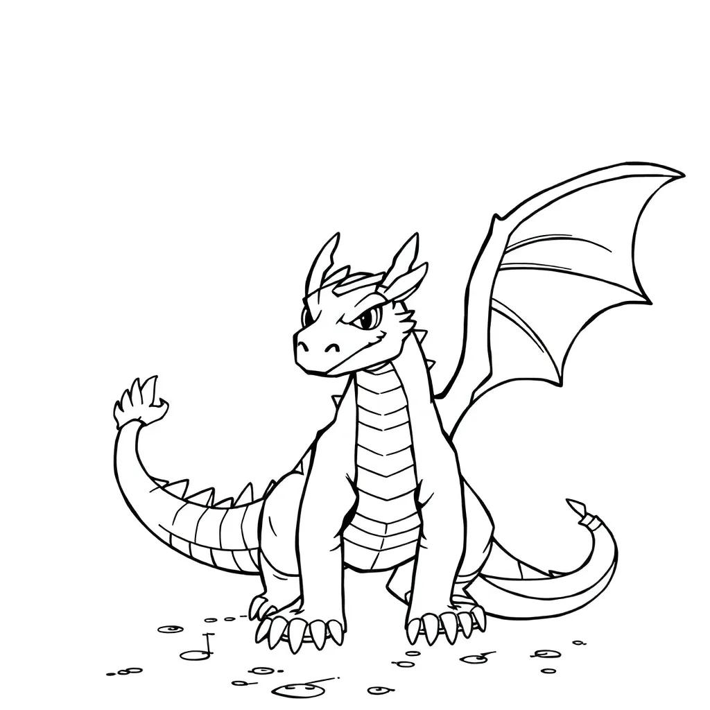Ender Dragon Minecraft Coloring Pages