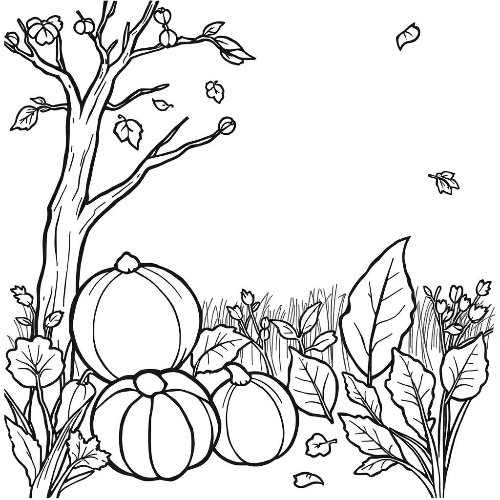 Fall Coloring Pages Adults