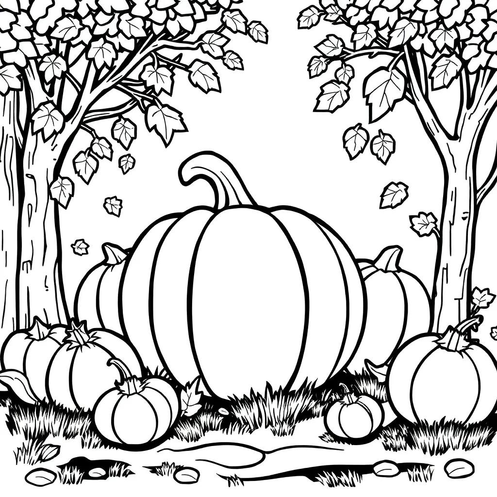 Fall Fun Coloring Pages
