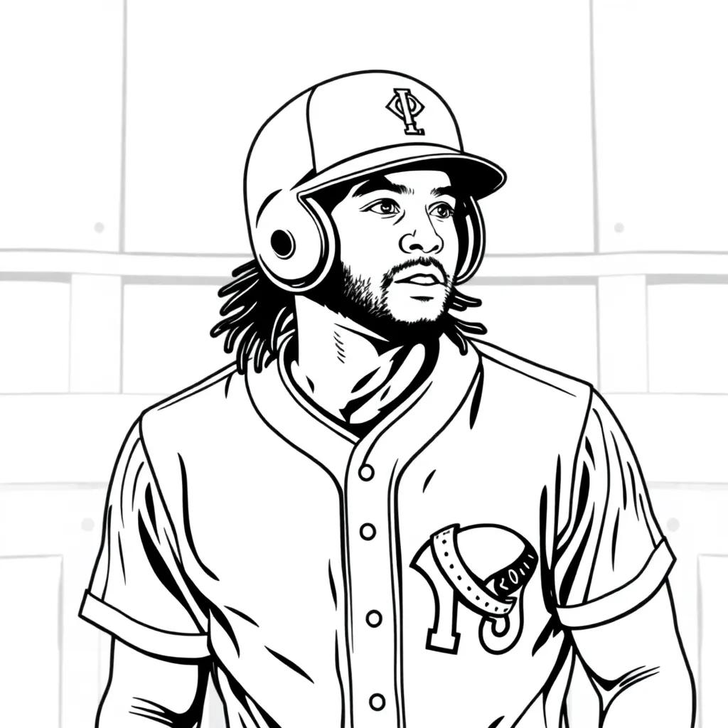 Fernando Tatis Jr Coloring Pages