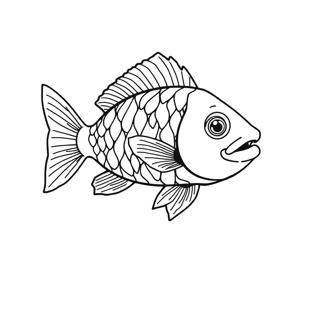 Fish Printable Coloring Pages