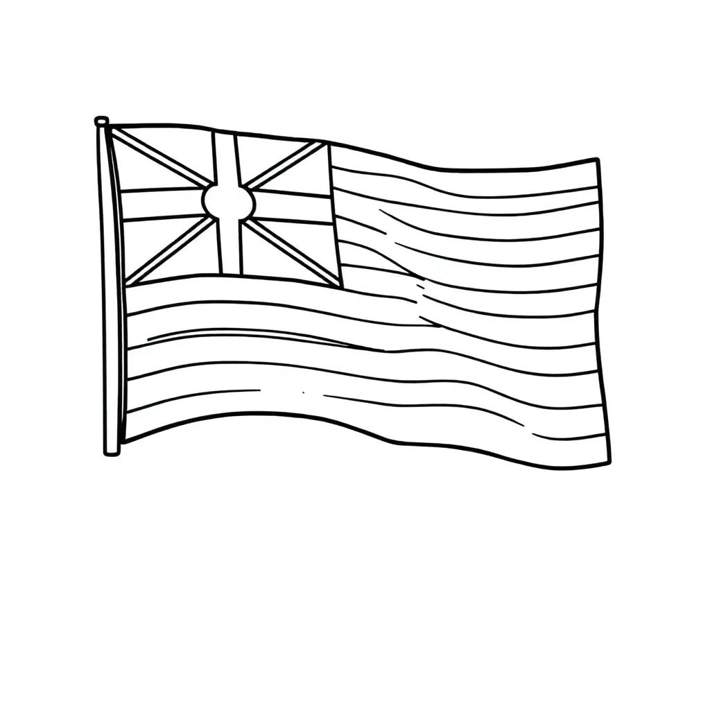 Flag Color Pages Printable