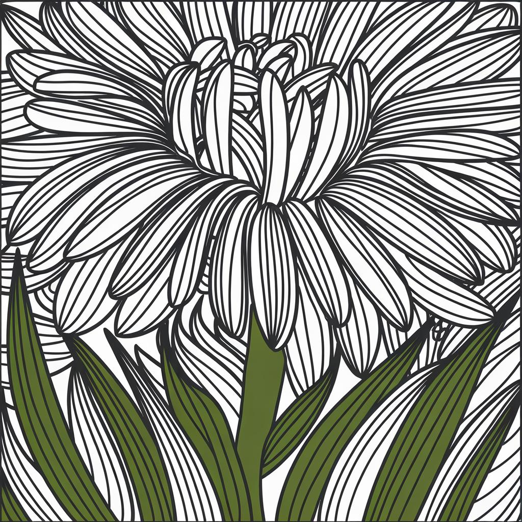 Flower Coloring Page Free Flower Coloring Page Free