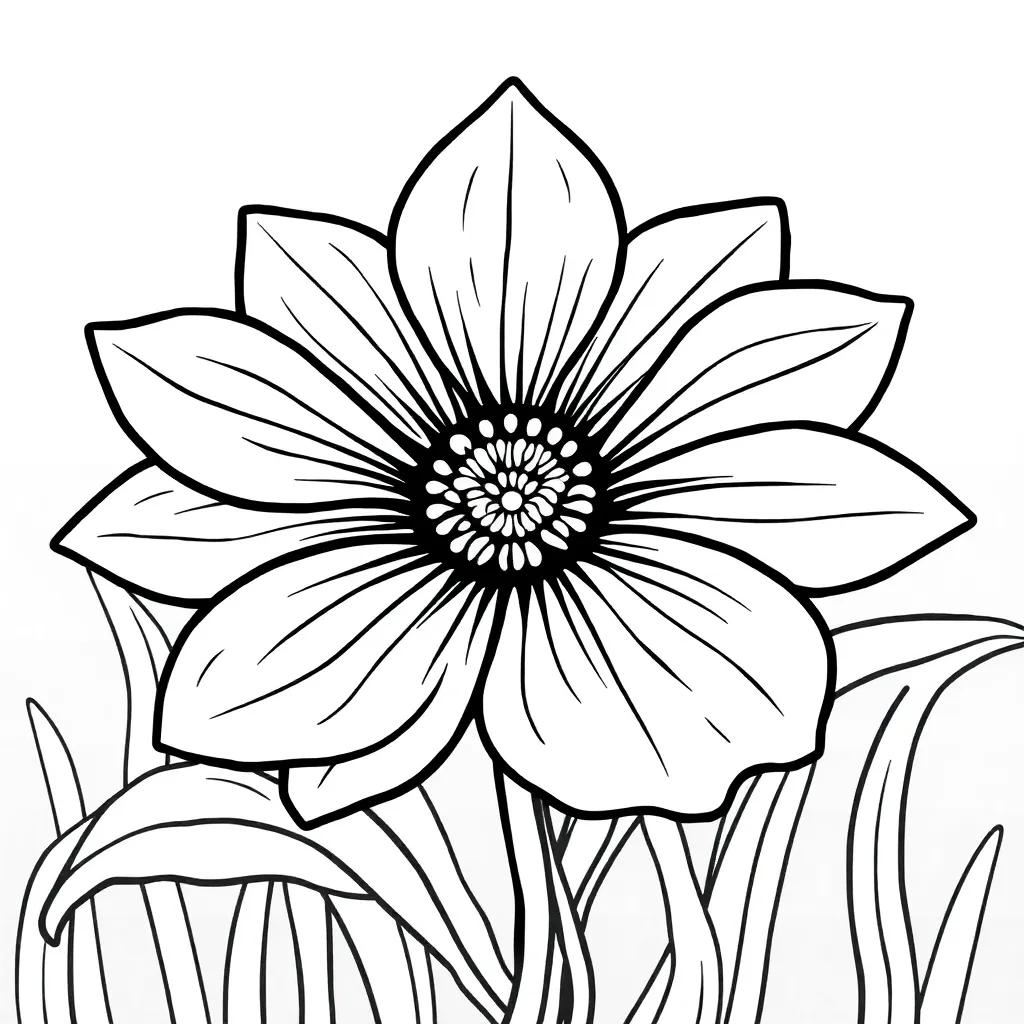 Flower Free Coloring Pages