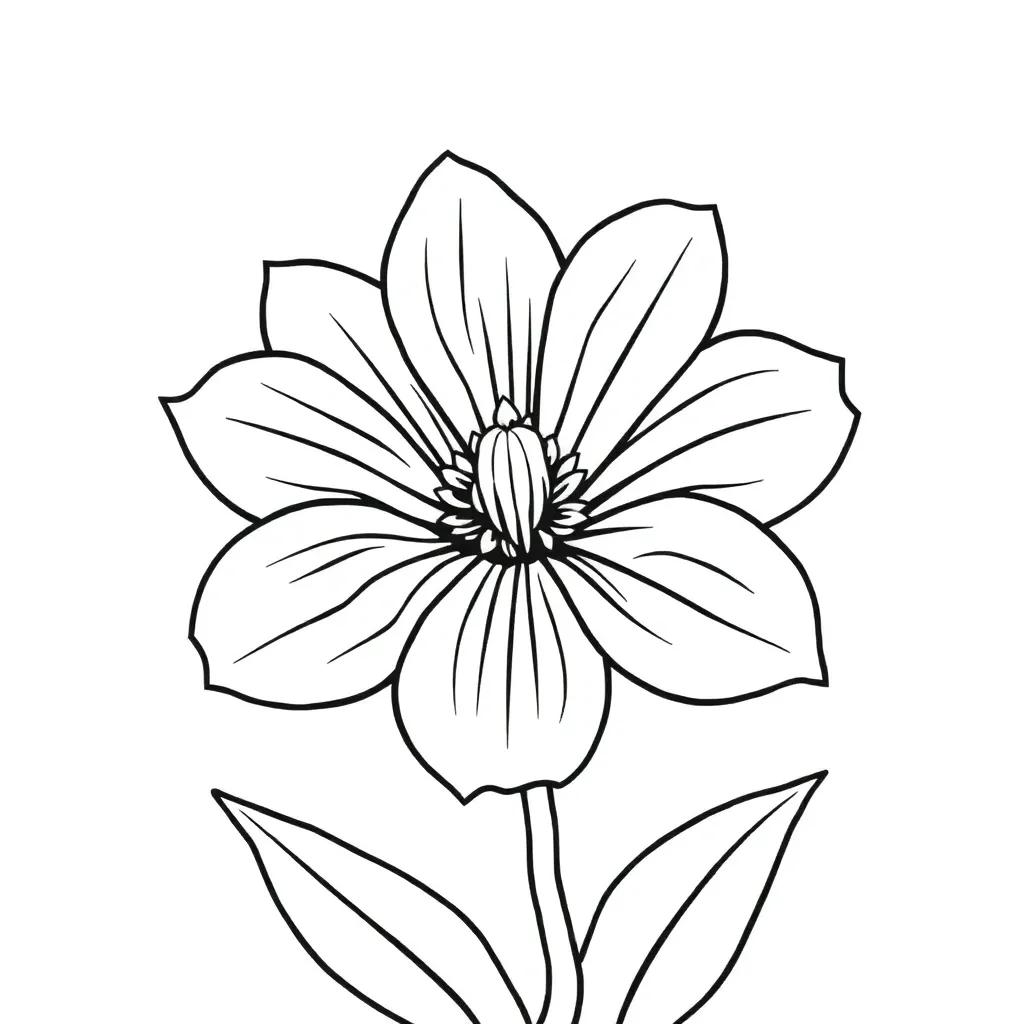 Flower Coloring Pages Images