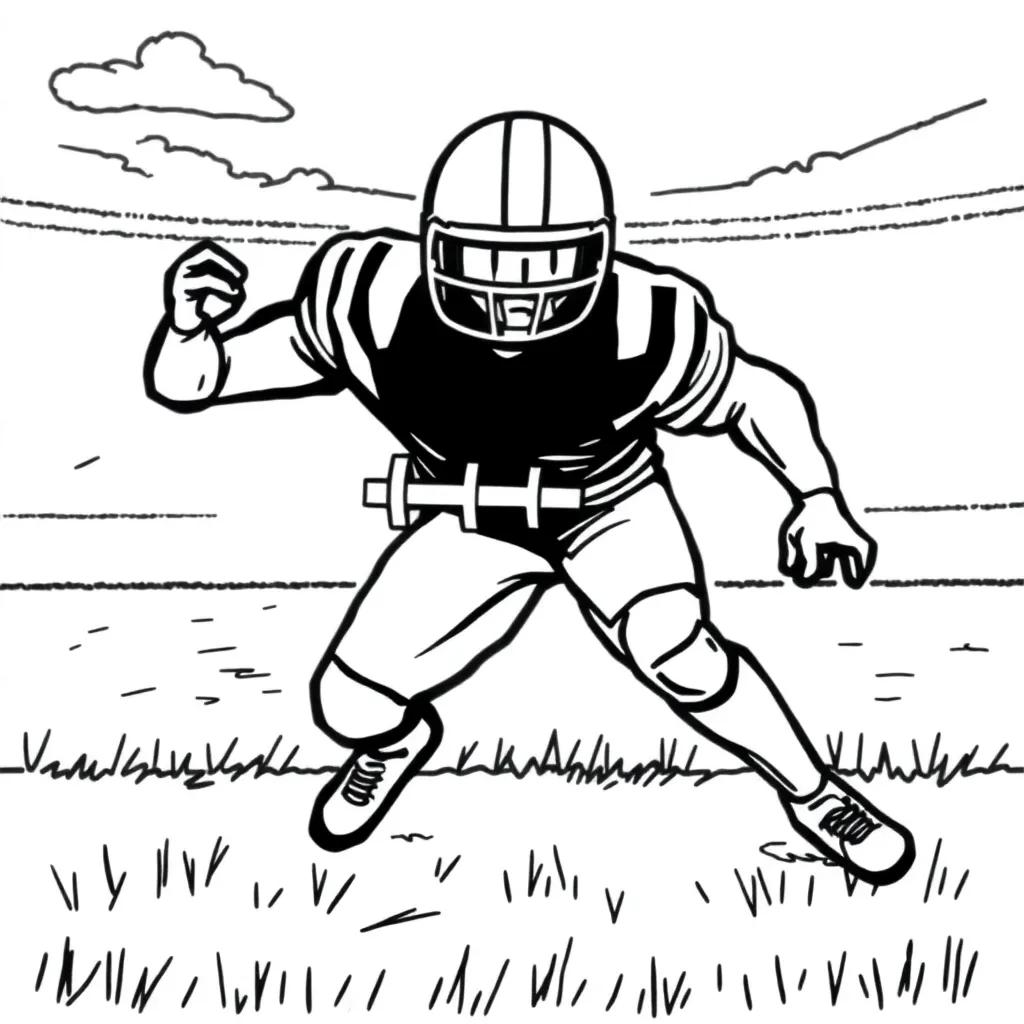 Football Pages To Color