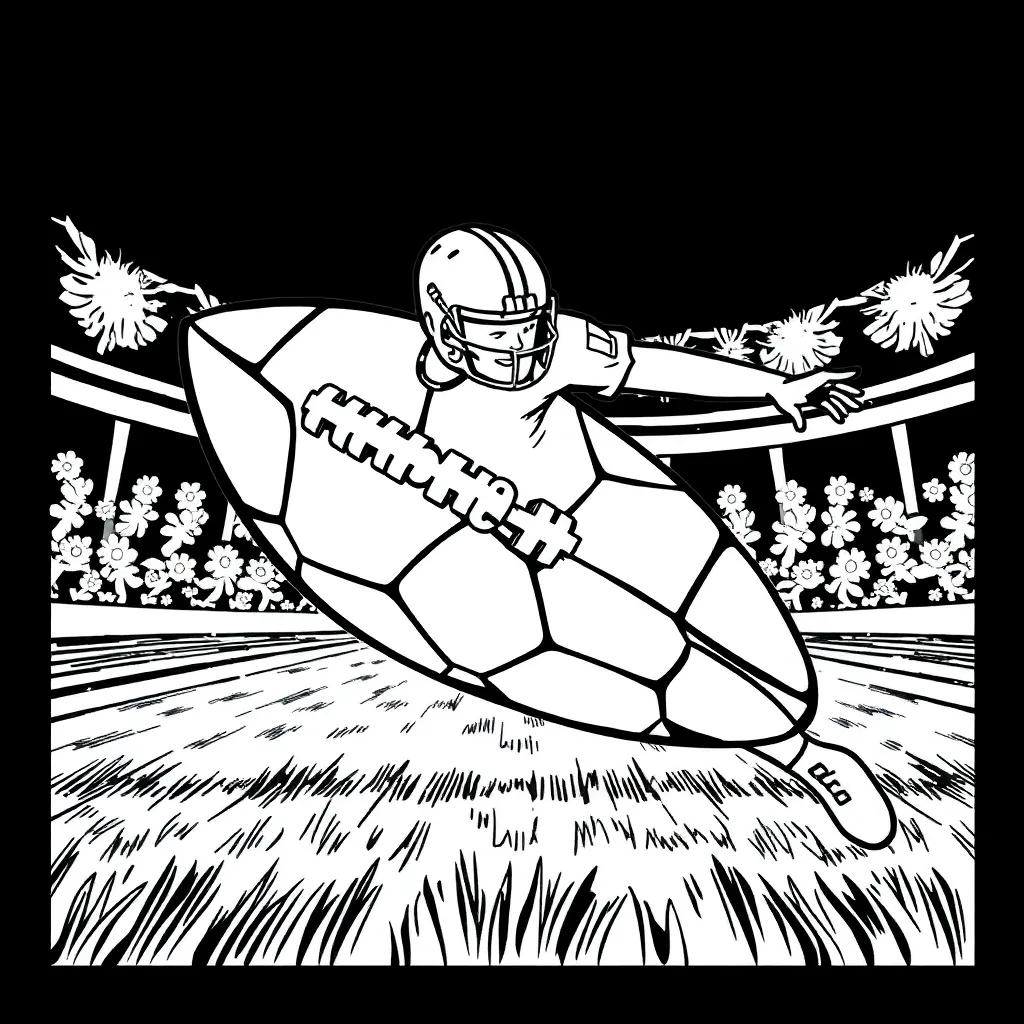Football Coloring Pages Free