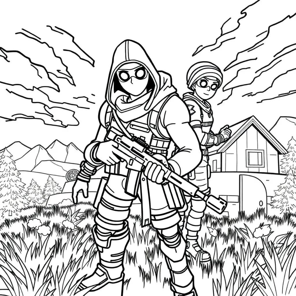 Fortnite Coloring Pages Printable