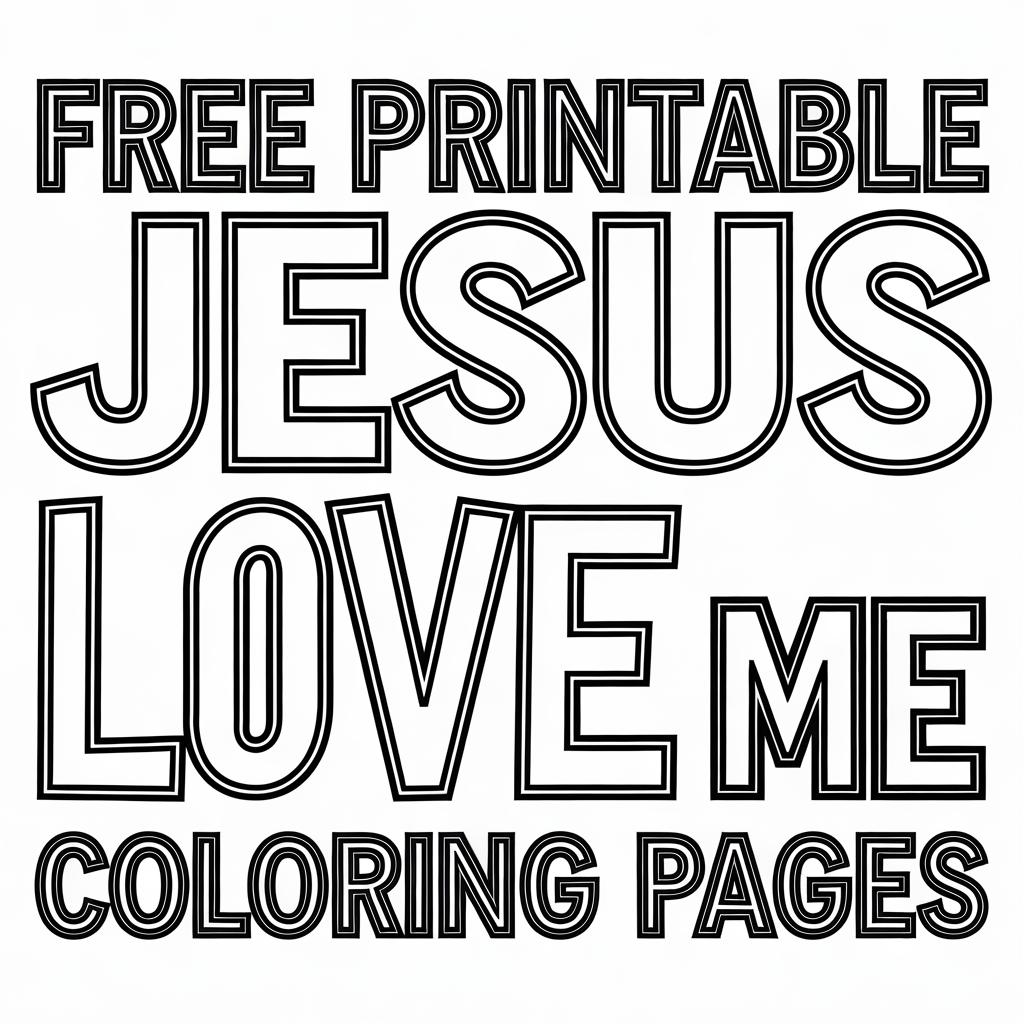 Free Printable Jesus Loves Me Coloring Pages Free Printable Jesus Loves Me Coloring Pages